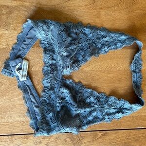 Free people Lace Bralette in grey